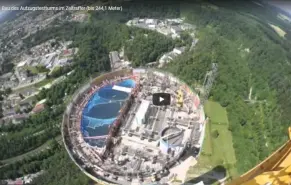 Time-lapse video of sliding formwork construction